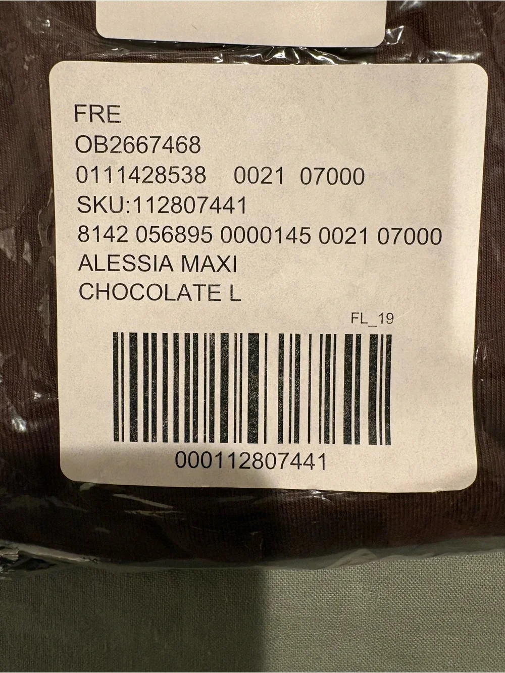 Free-est Good Feels Alessia Maxi Dress in French Chocolate